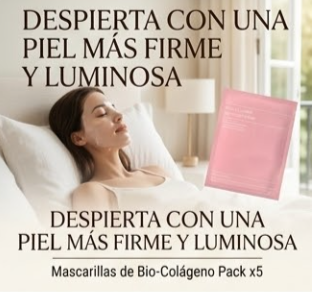 MASCARILLA COLAGENO - Tu piel, otra vez luminosa.