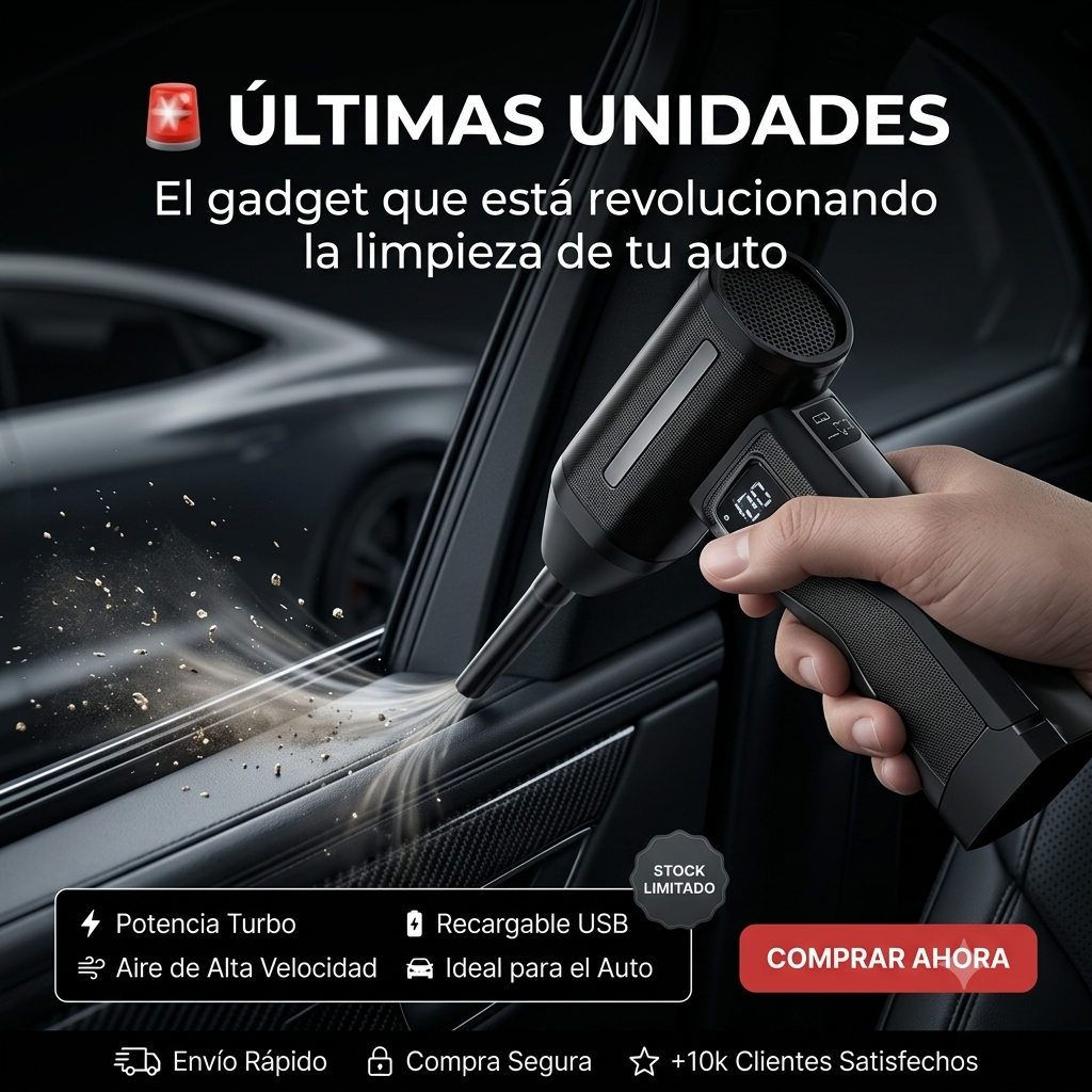 MINI SOPLADOR TURBO JET - La herramienta que vas a usar para todo.